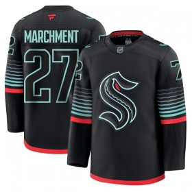Miesten NHL Seattle Kraken Pelipaita 2025-26 Fanatics Premium Mason Marchment Alternate Musta
